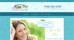 Desktop Screenshot of aimwomenscenter.com